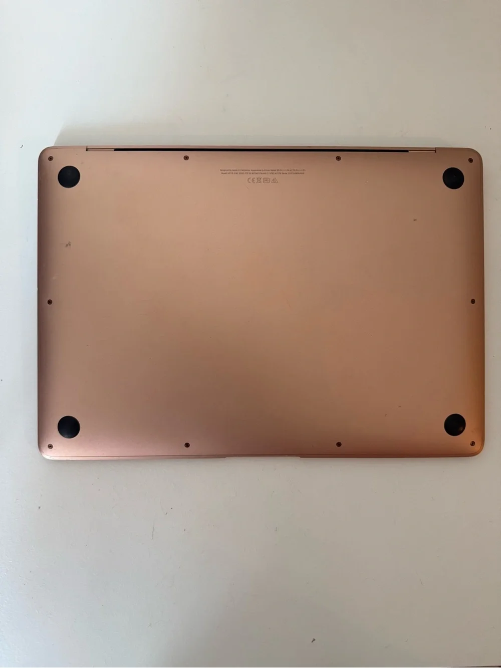 Apple MacBook Air Rose Gold- FOR PARTS OR REPAIR ONLY